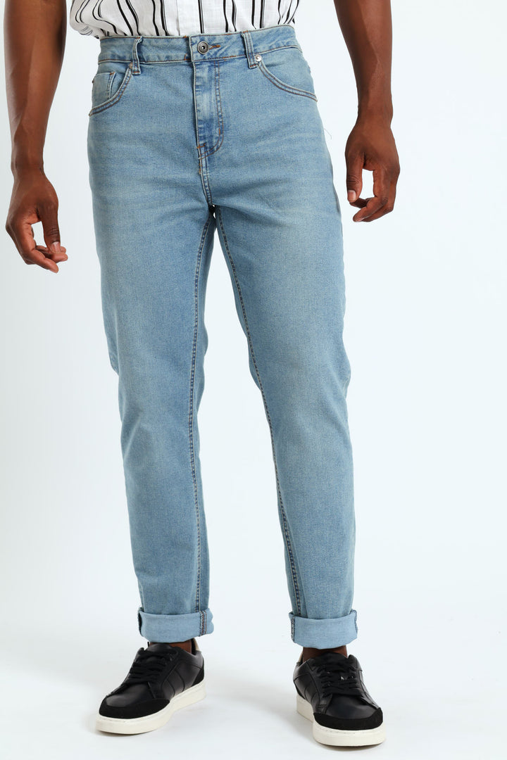 Camel Tint Skinny Jean - Light Wash