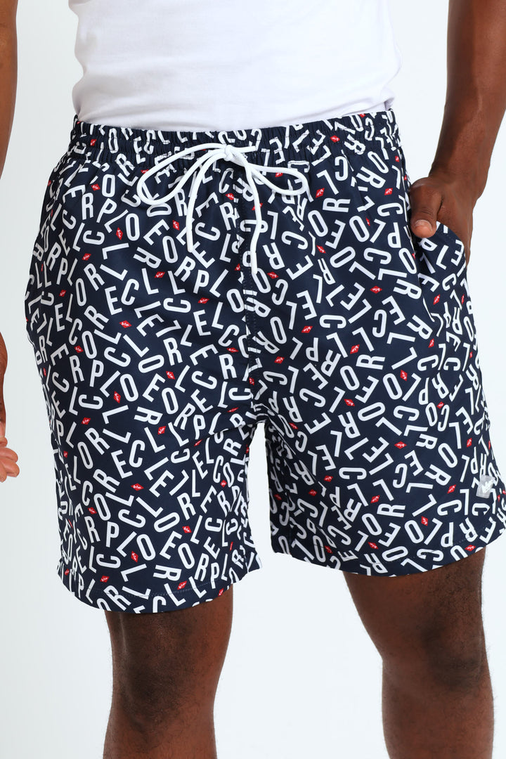 Original Doodle Swim Short - Navy