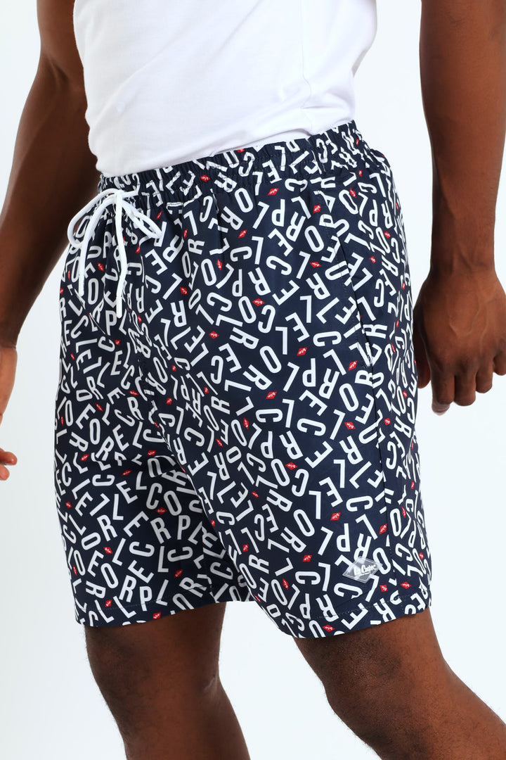 Original Doodle Swim Short - Navy