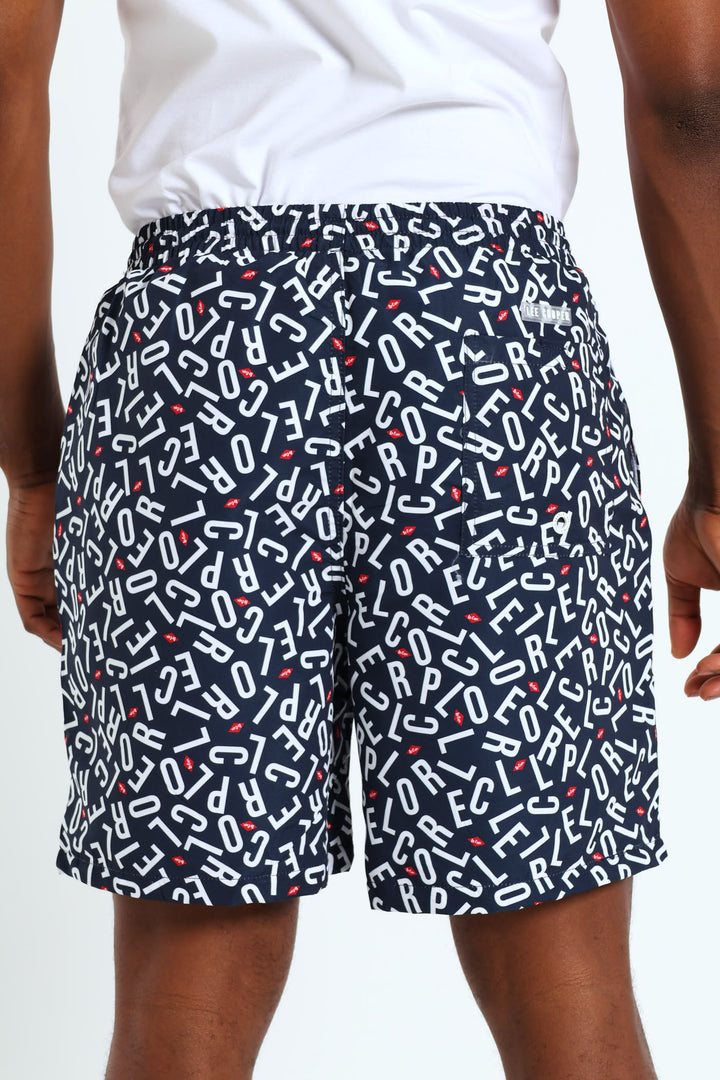 Original Doodle Swim Short - Navy