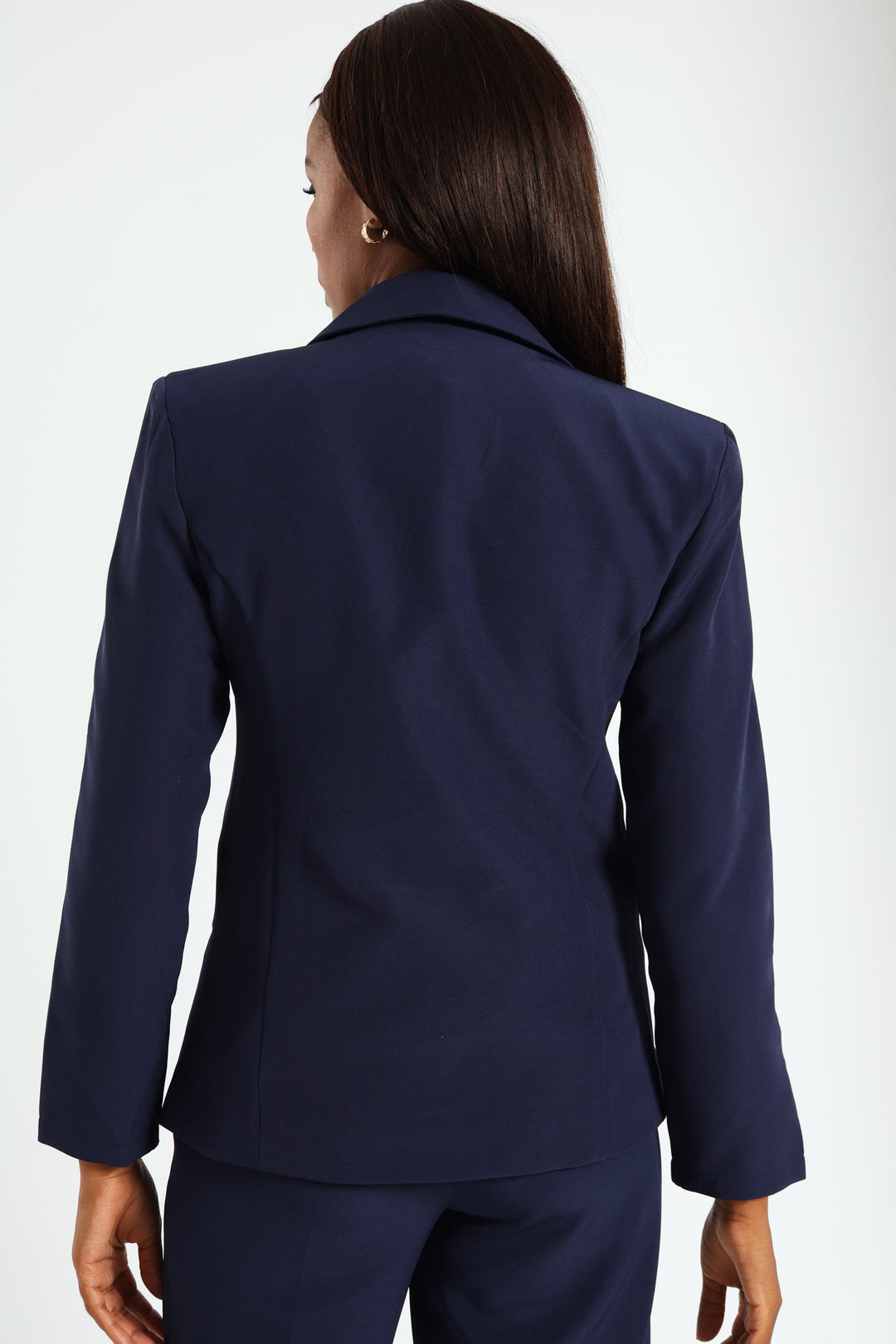 Darted Slim Fit Blazer - Navy