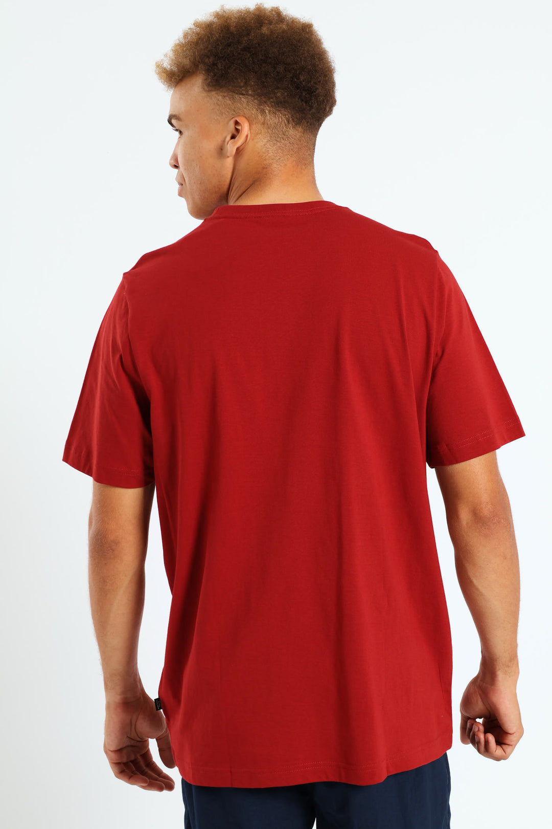 Essentials Logo Tee - Burgundy