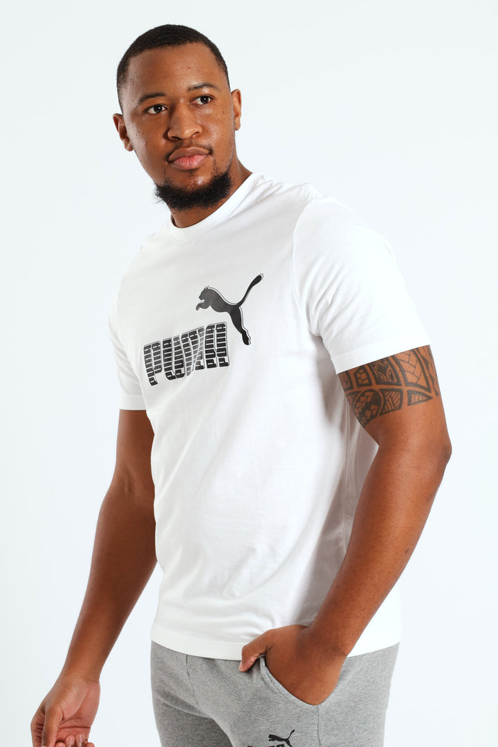 Graphics No. 1 Logo Tee - White