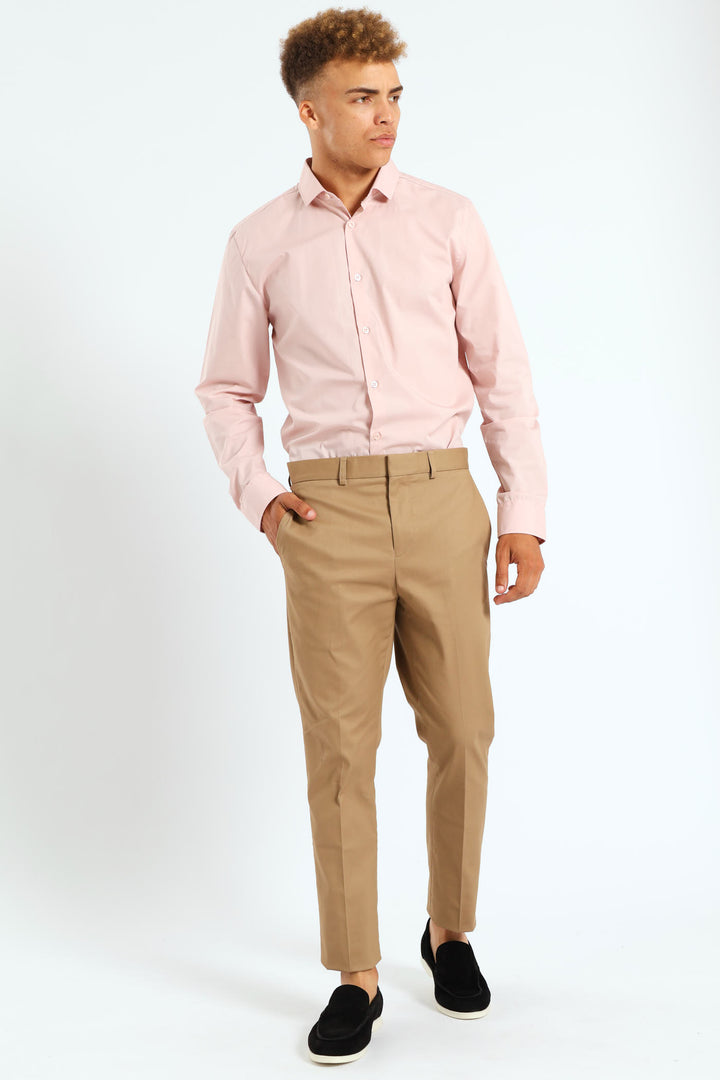 Easy Care Long Sleeve Shirt - Light Pink