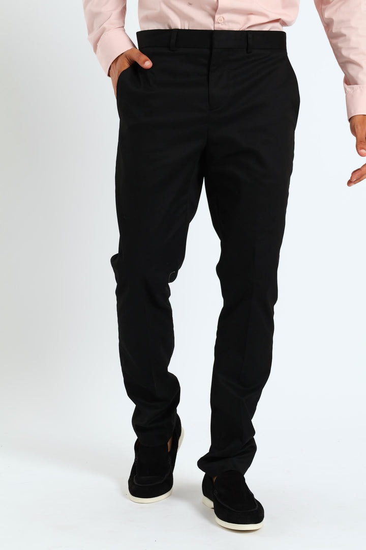 Stretch Twill Trouser - Black