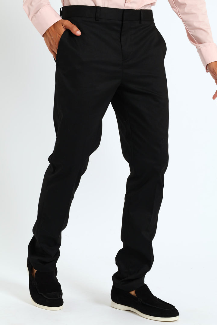 Stretch Twill Trouser - Black