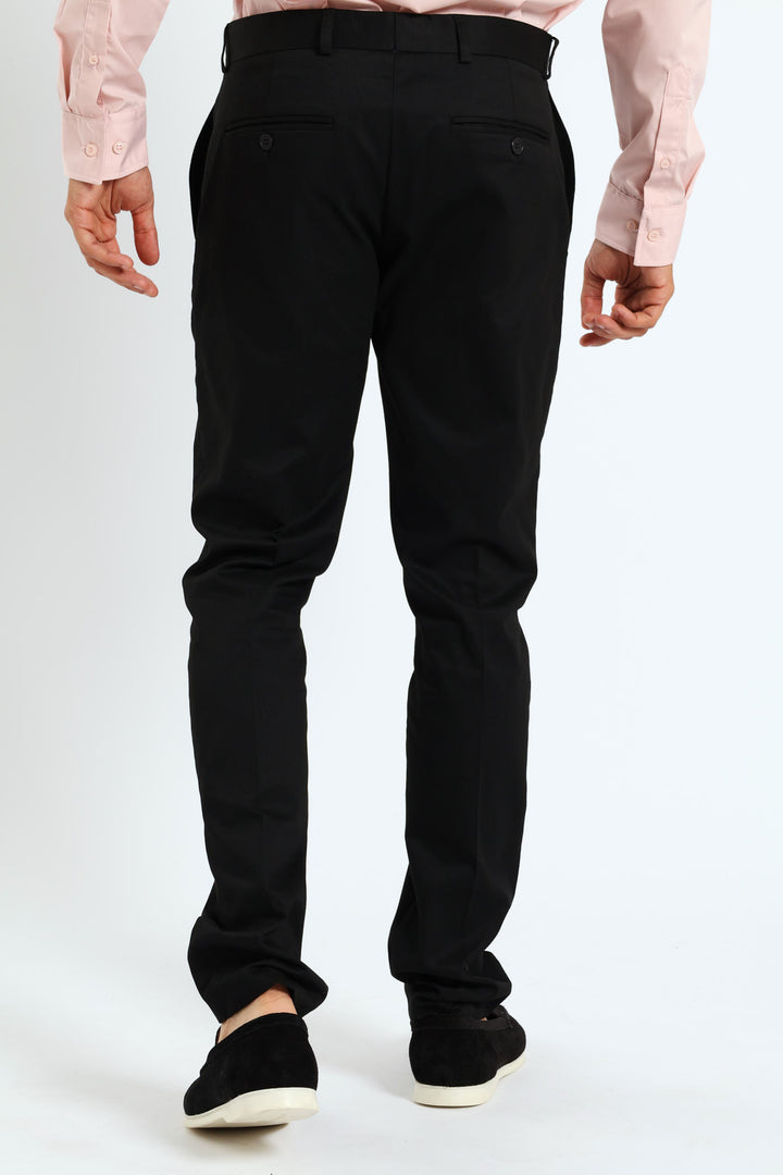 Stretch Twill Trouser - Black