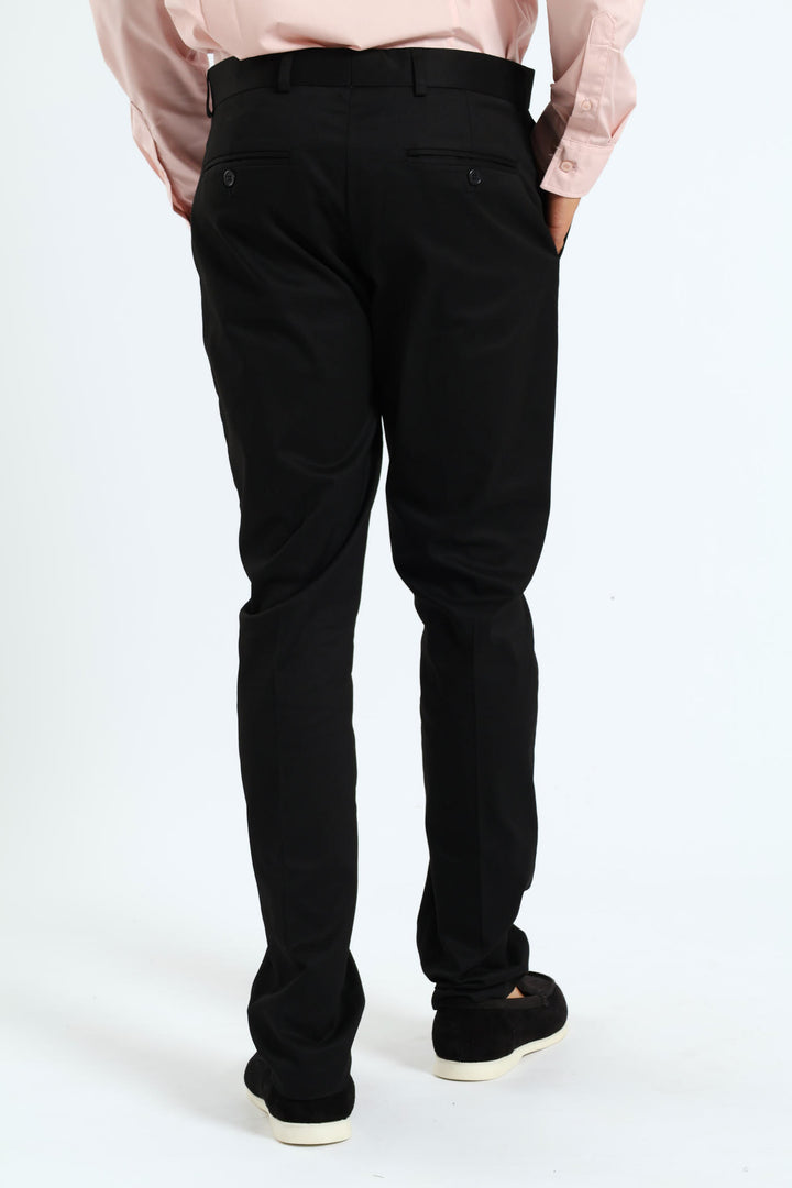 Stretch Twill Trouser - Black