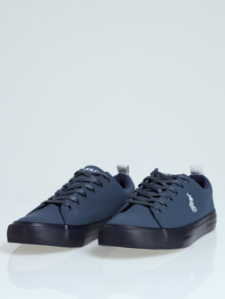 Embroidered Logo Basic Sneaker  - Navy