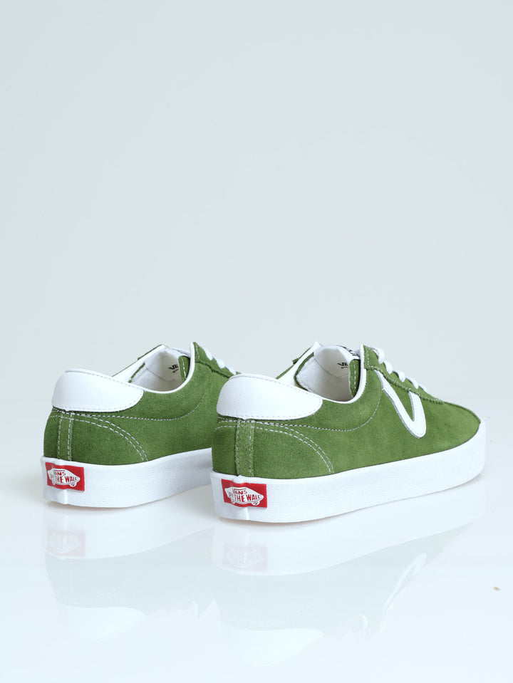 Sport Low T-Toe Lace Up Sneaker - White/Green