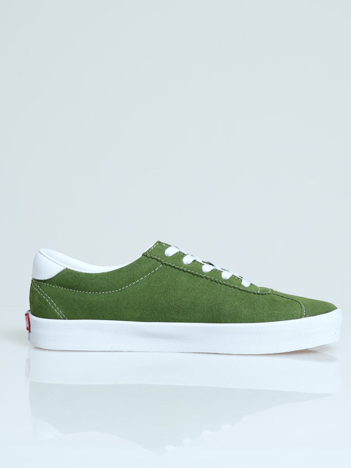 Sport Low T-Toe Lace Up Sneaker - White/Green