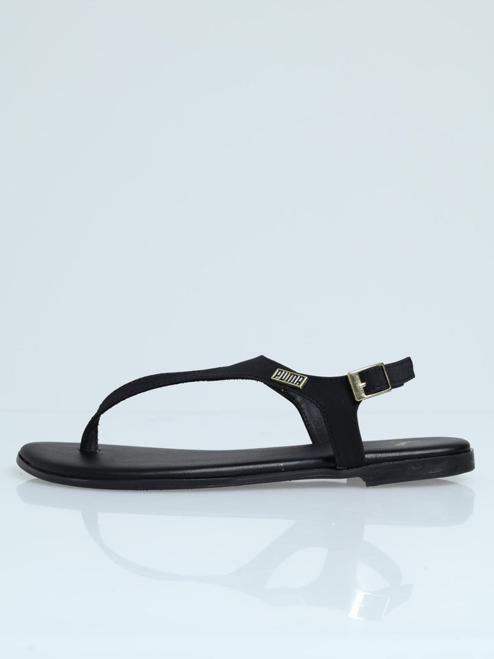 Stylecat Sleek Nubuck Sandal - Black