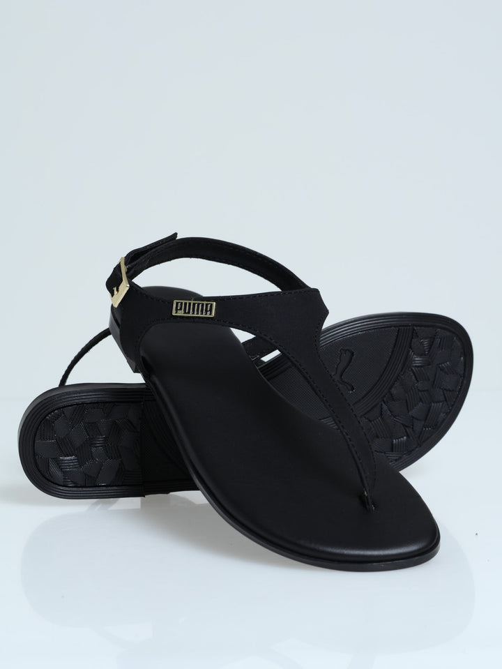 Stylecat Sleek Nubuck Sandal - Black