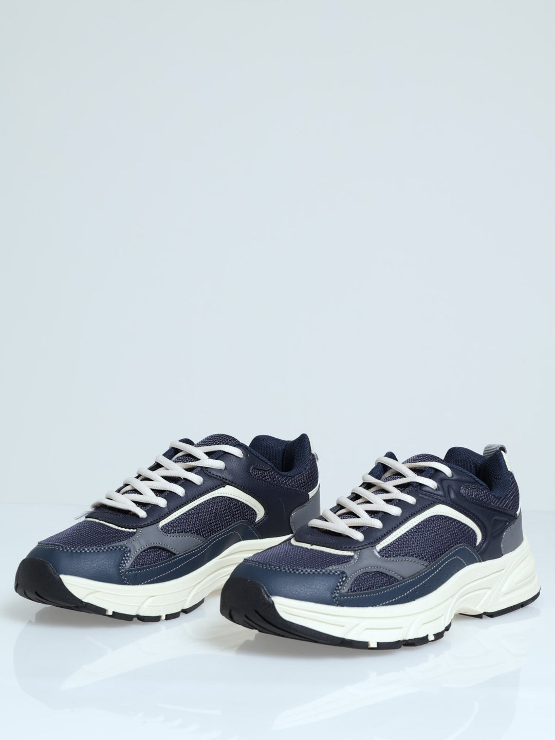 Multi Piece Trainer Sneaker - Navy