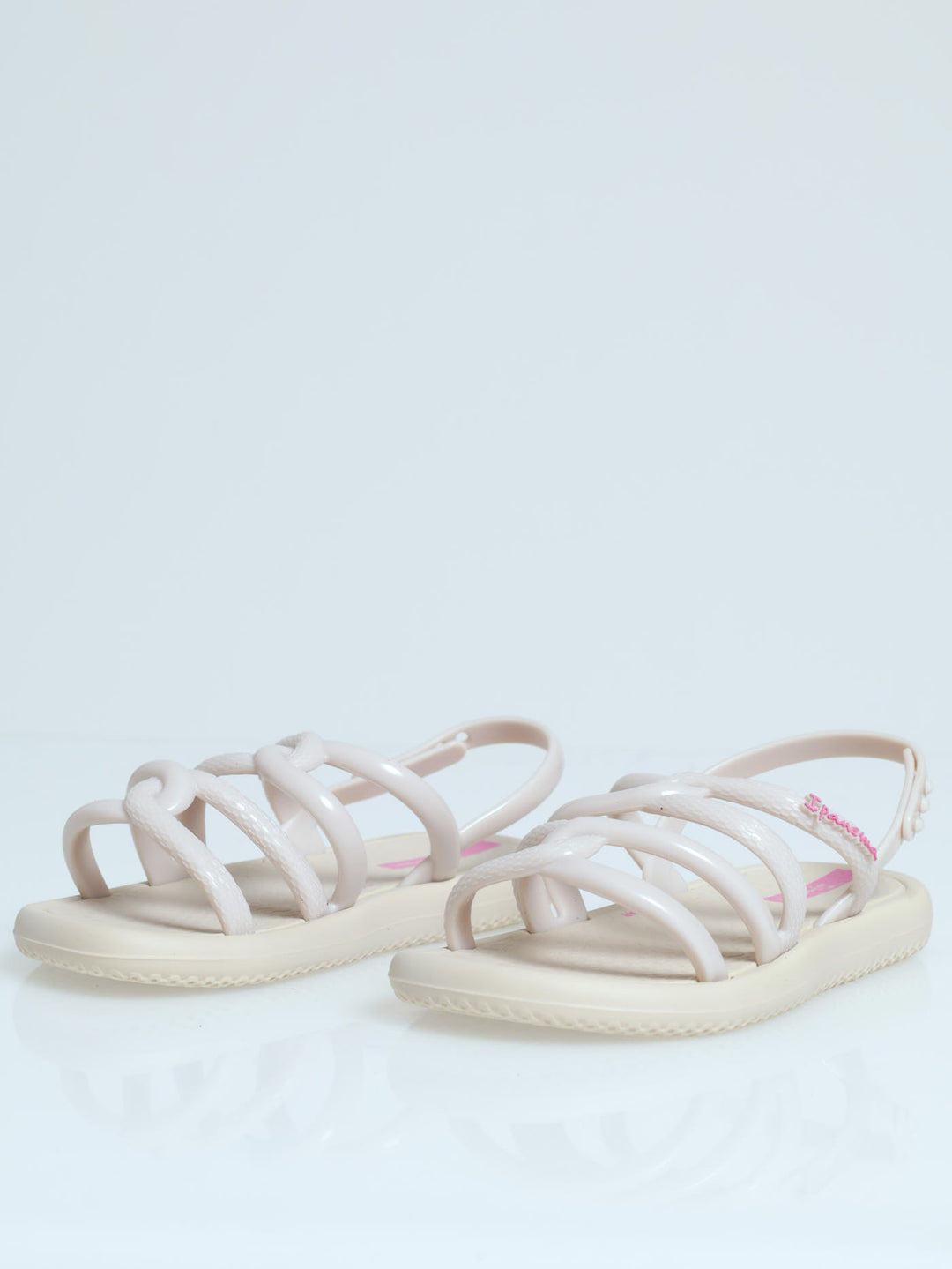 Girls Multi Strap Sandal - White