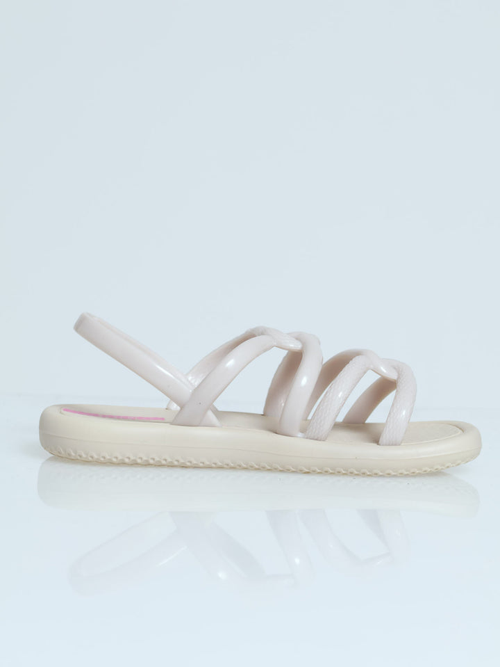 Girls Multi Strap Sandal - White