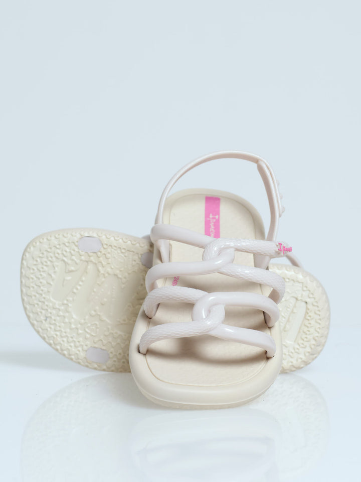 Girls Multi Strap Sandal - White