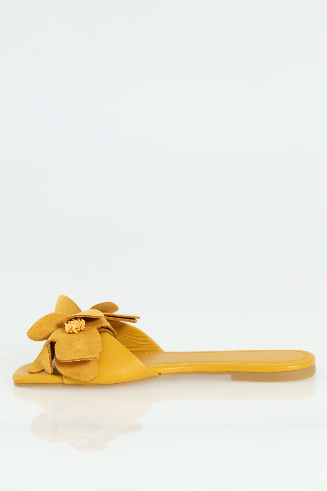 Flower Trim Sandal - Chartreuse