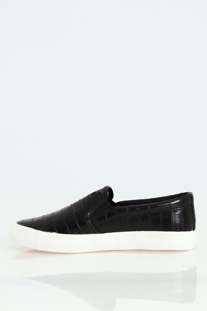 Slip On Mono Street Sneaker - Black