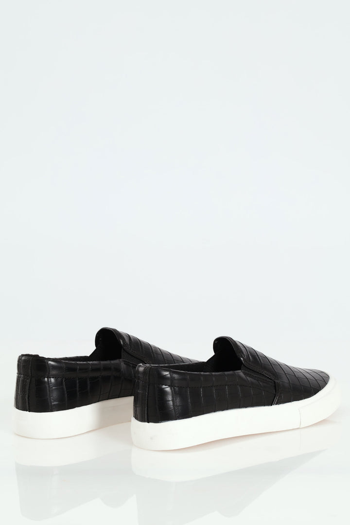 Slip On Mono Street Sneaker - Black