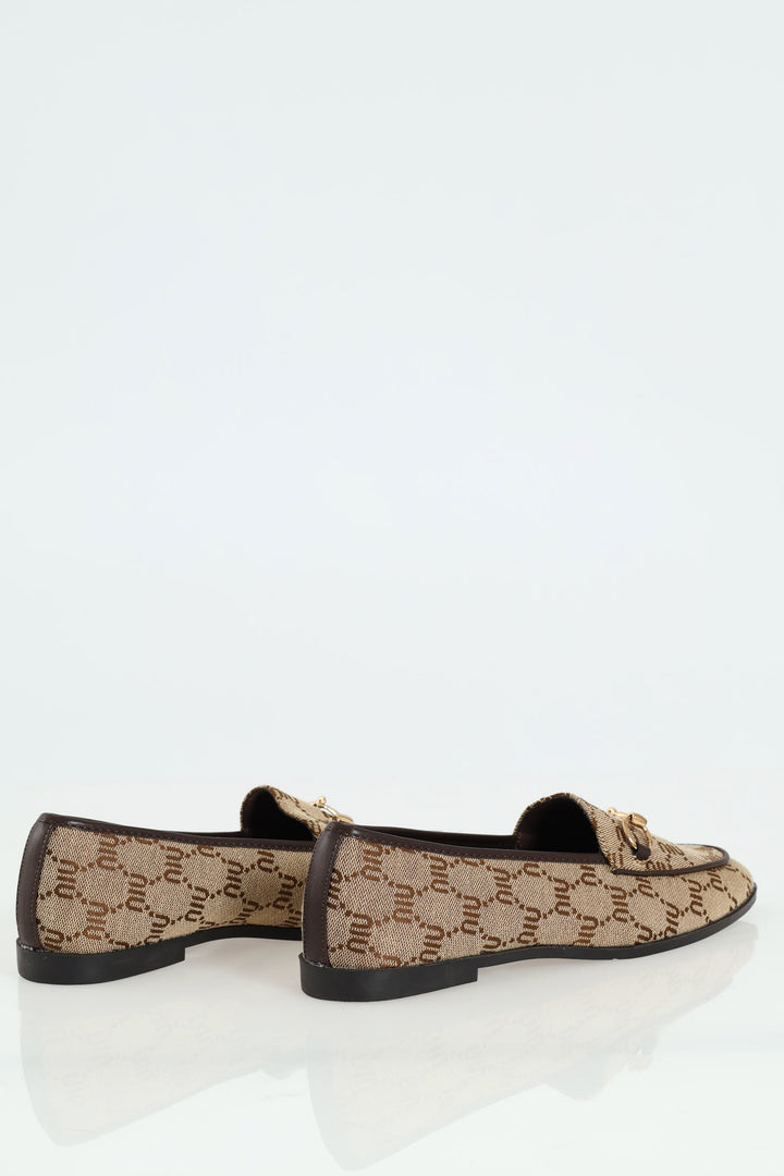 Monogram Fashion Loafer - Brown