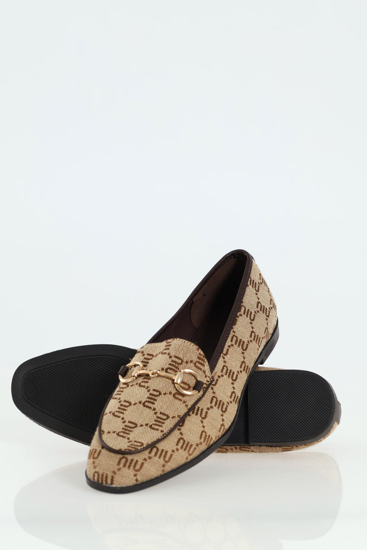 Monogram Fashion Loafer - Brown