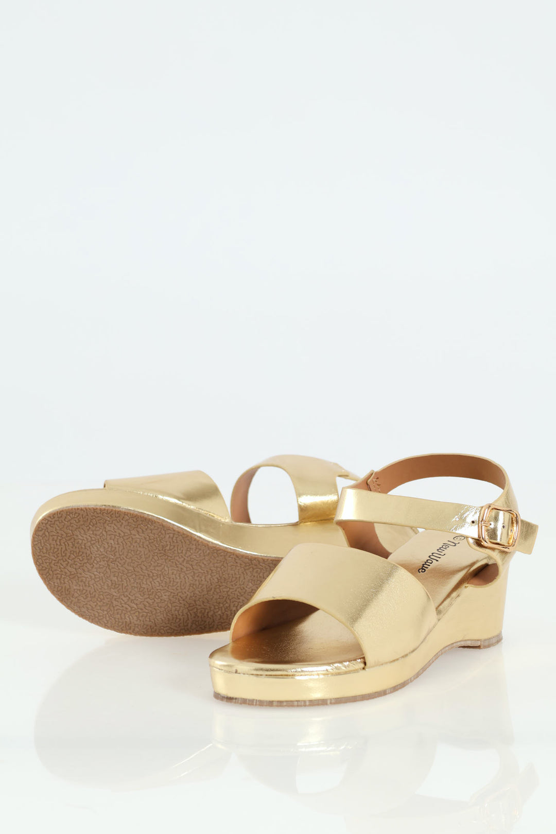 Girls Platform Sandal - Gold