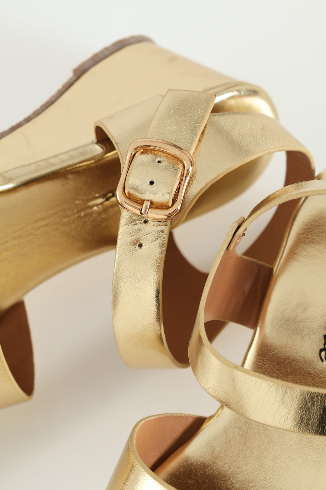 Girls Platform Sandal - Gold