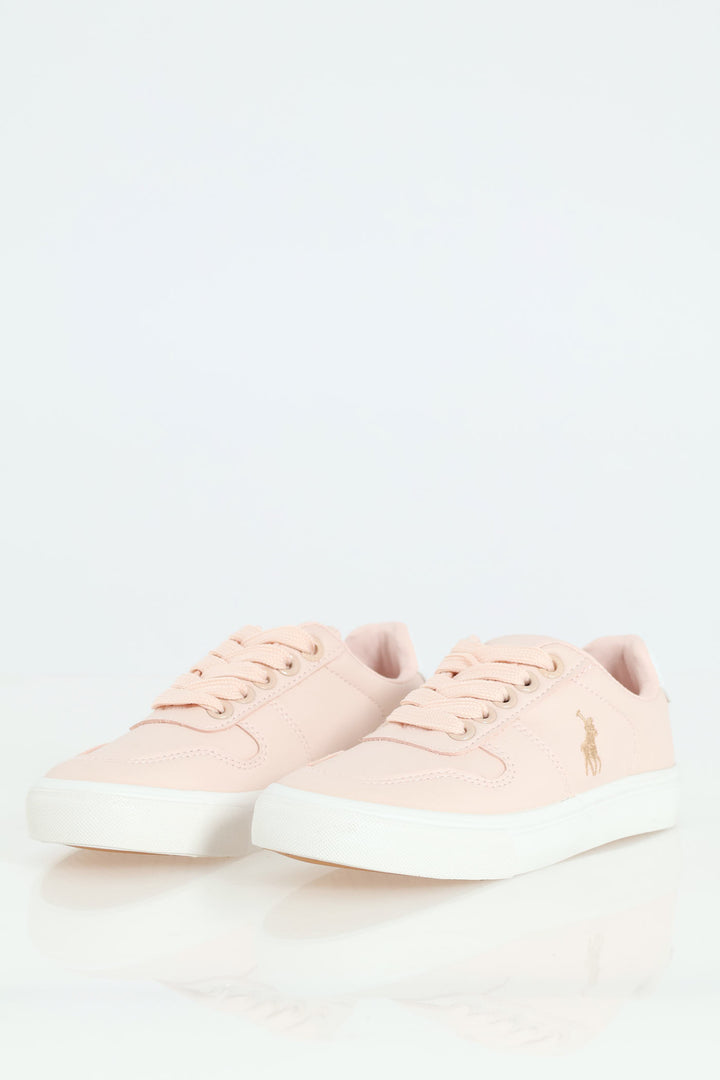 Girls Vulcanised Sneaker - Pink