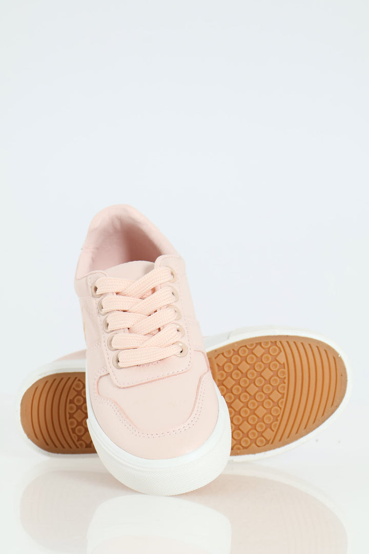 Girls Vulcanised Sneaker - Pink