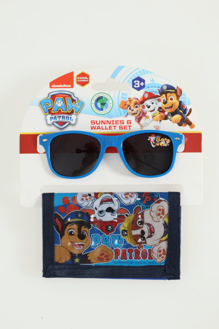 Pre-Boys Paw Patrol Wallet And Sunnies Set - Blue