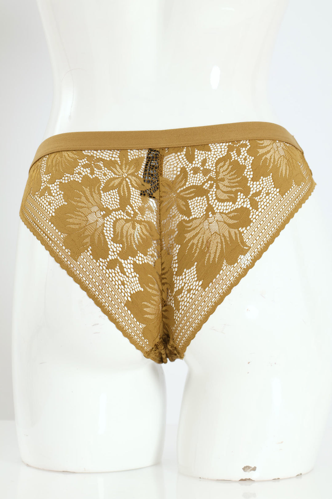 Full Lace Brazilan Panty - Chartreuse