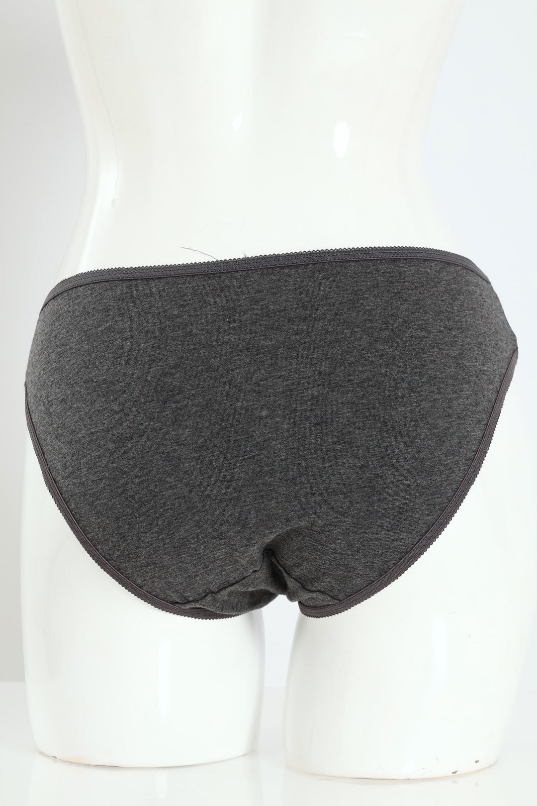 5 Pack Cotton Stretch Bikini - Duo Leaf/Charcoal Melange