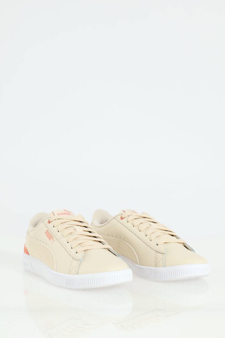 Vikky V3 Leather Sneaker - Beige