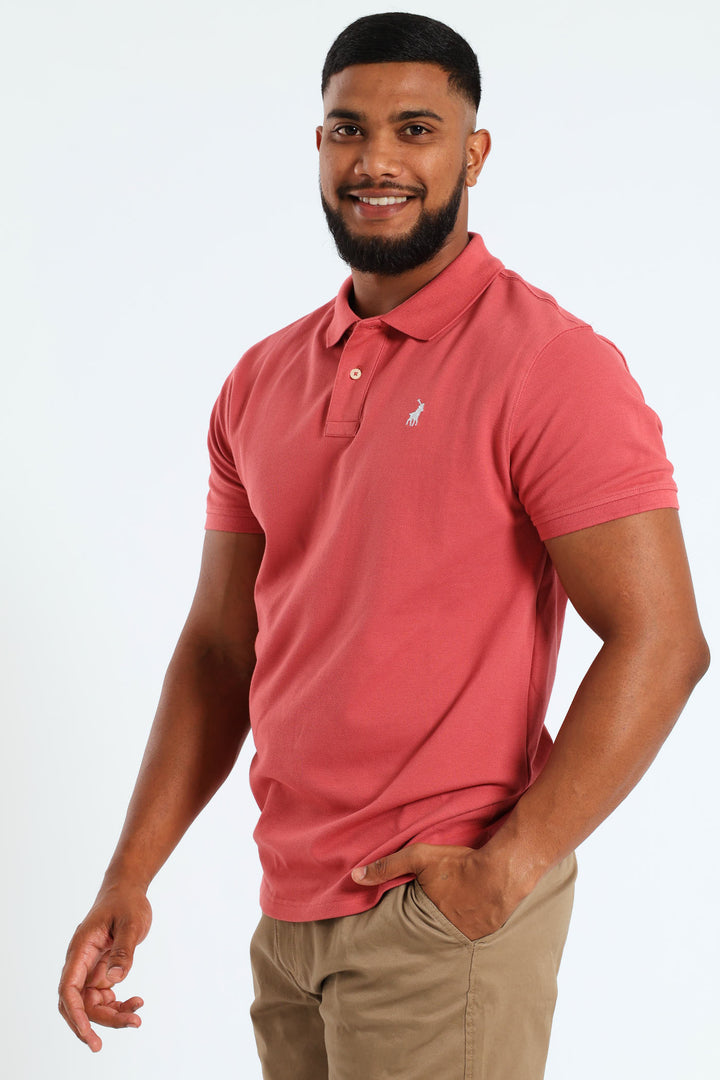 Core Carter Pique Golfer - Rose