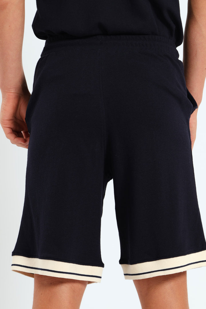 Boys Tennis Shorts - Navy