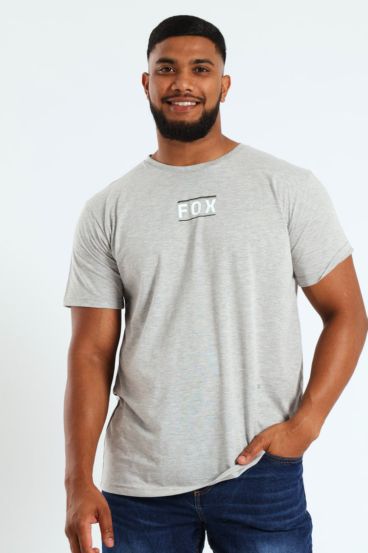 Power Spec Tee - Grey Melange