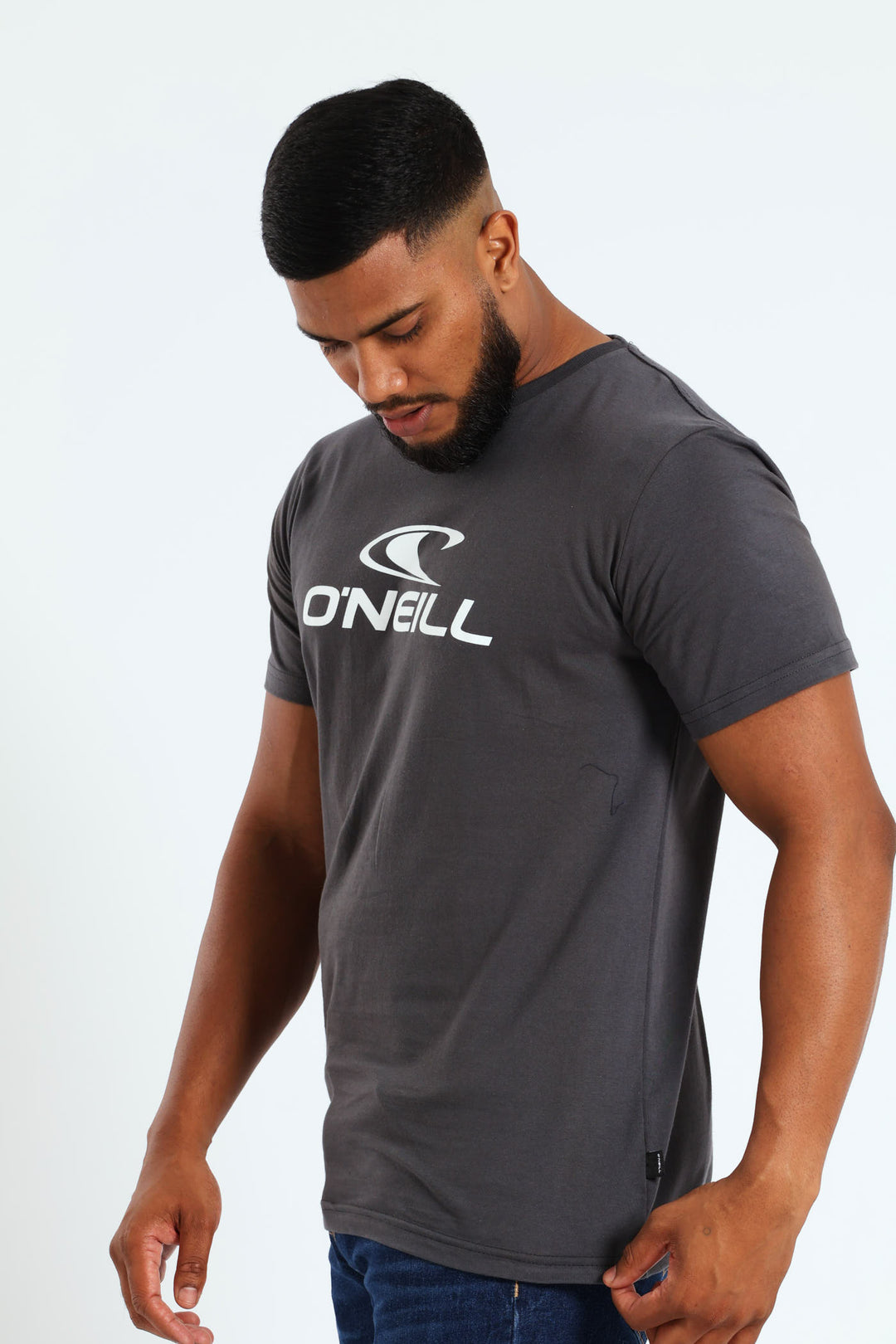 Locked Up Big Tee - Charcoal