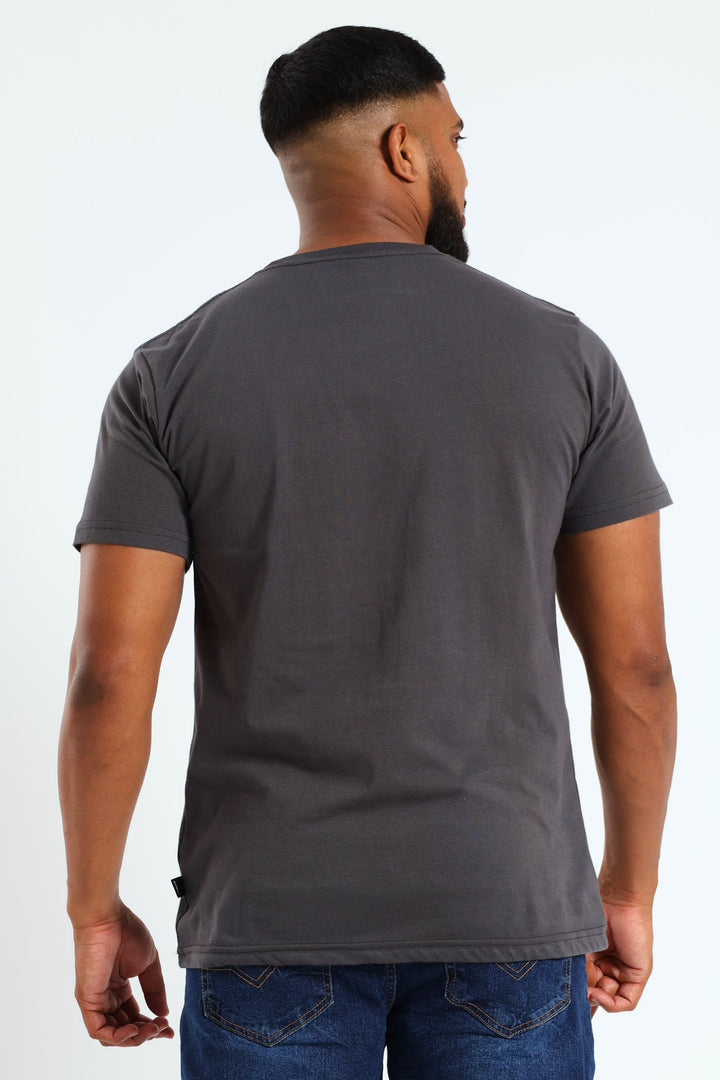 Locked Up Big Tee - Charcoal