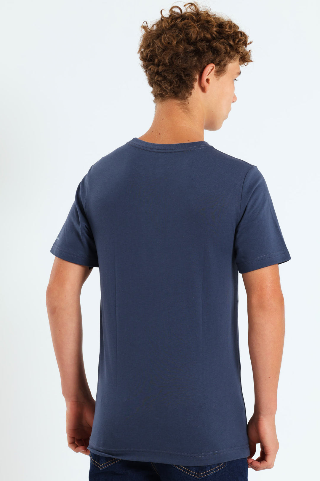 Boys Collegiate Tee - Navy