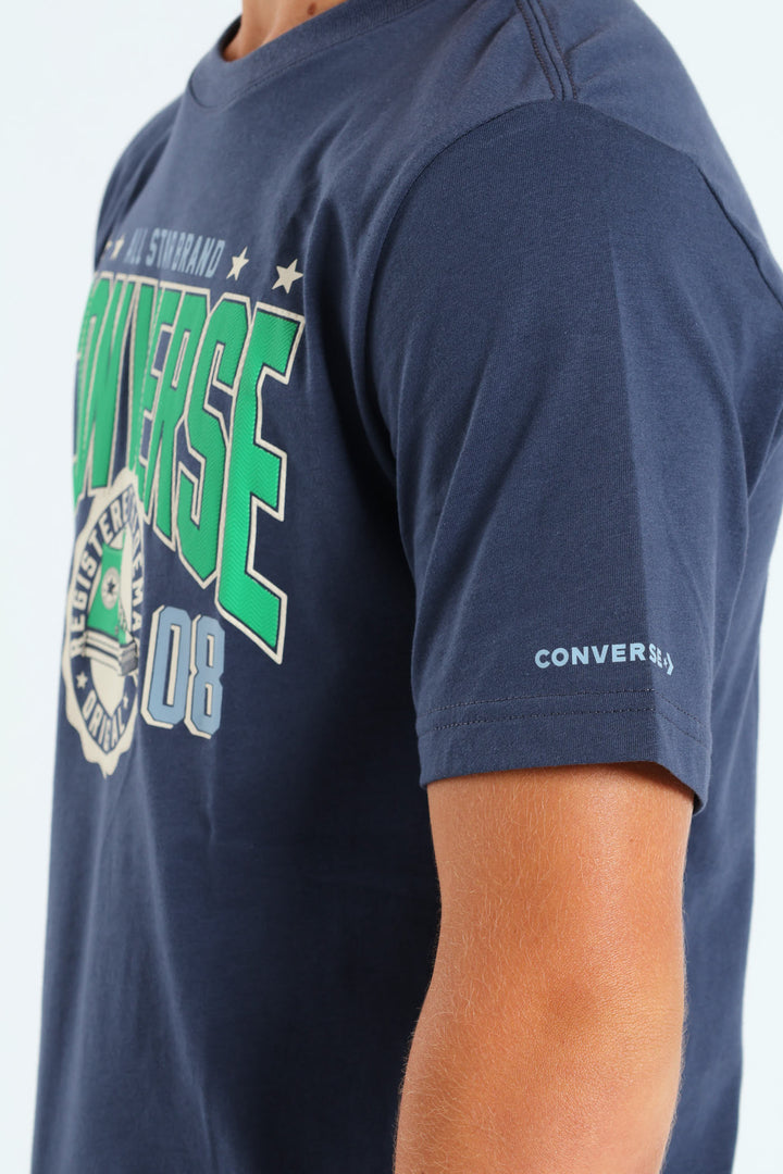 Boys Collegiate Tee - Navy