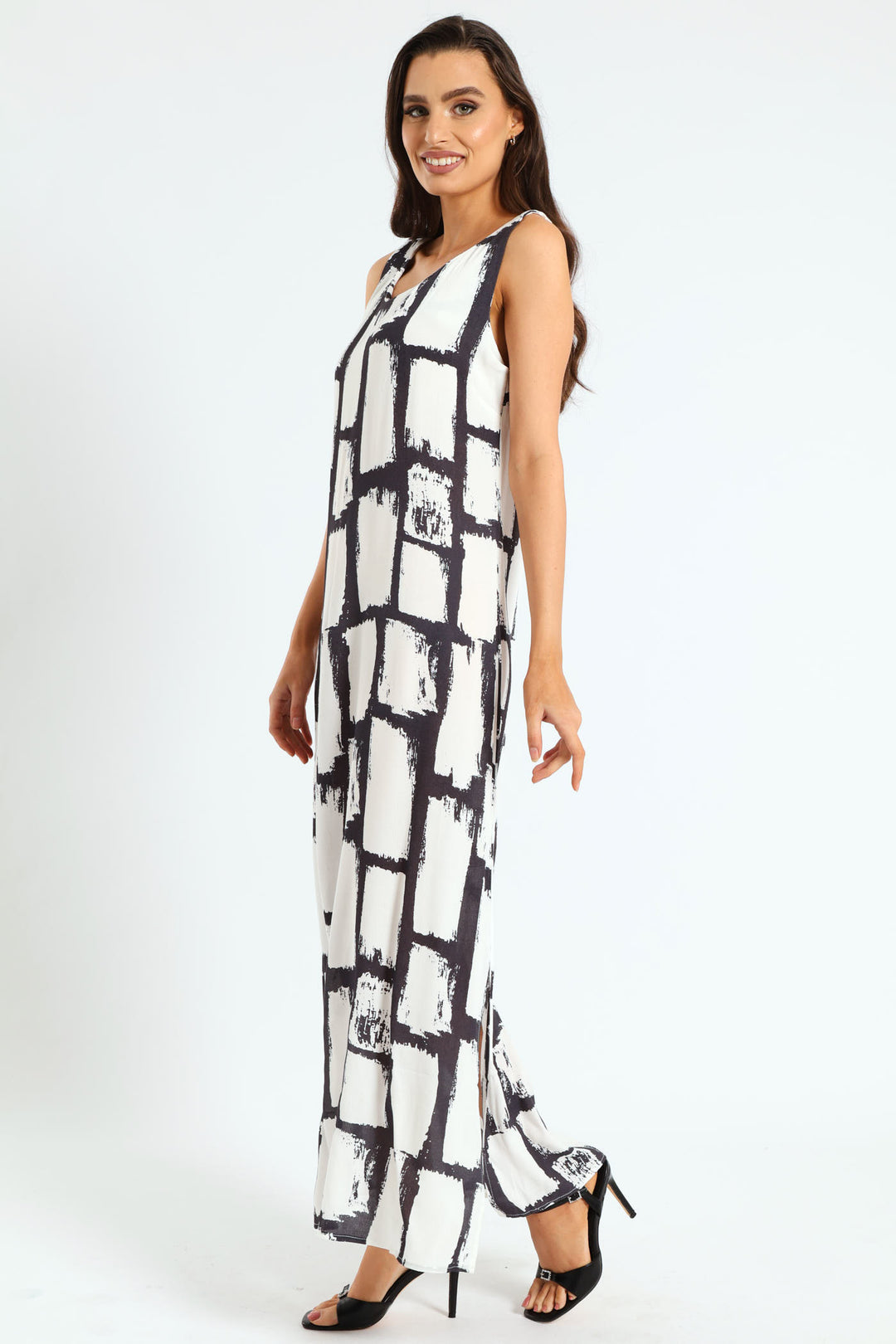 Abstract Shift Dress