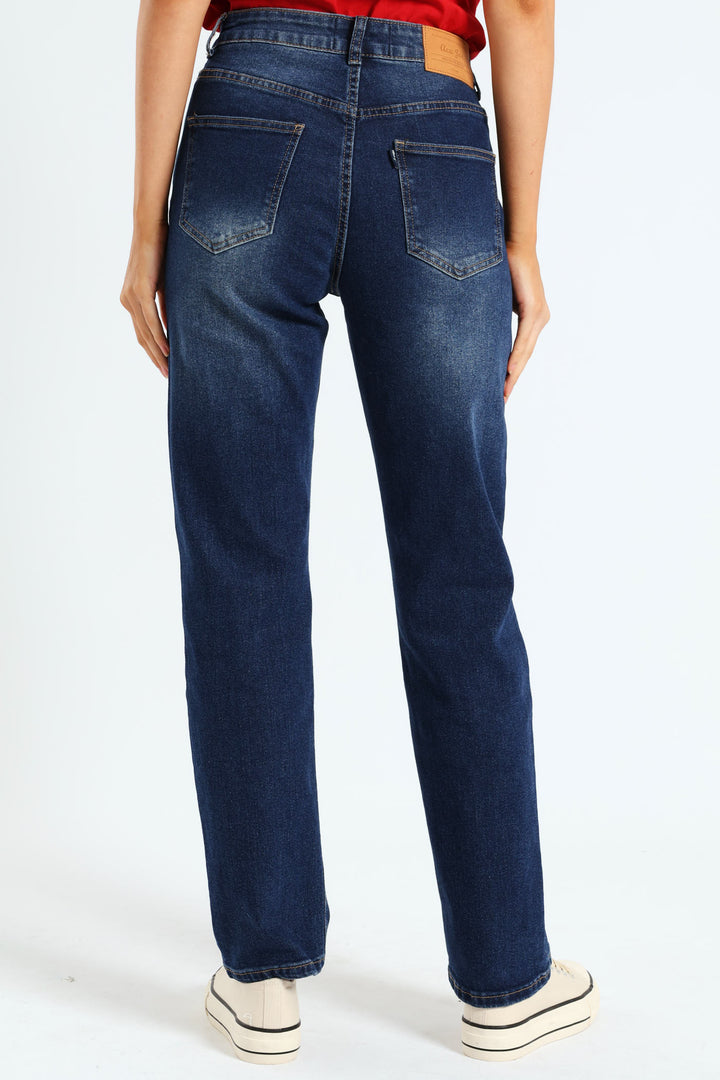 Denim Skinny Leg Jean - Dark Wash Ink