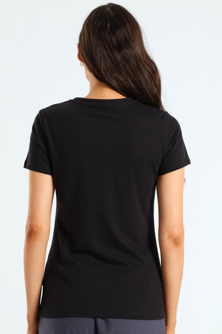 Essentials Plus Logo Lab Tee - Black