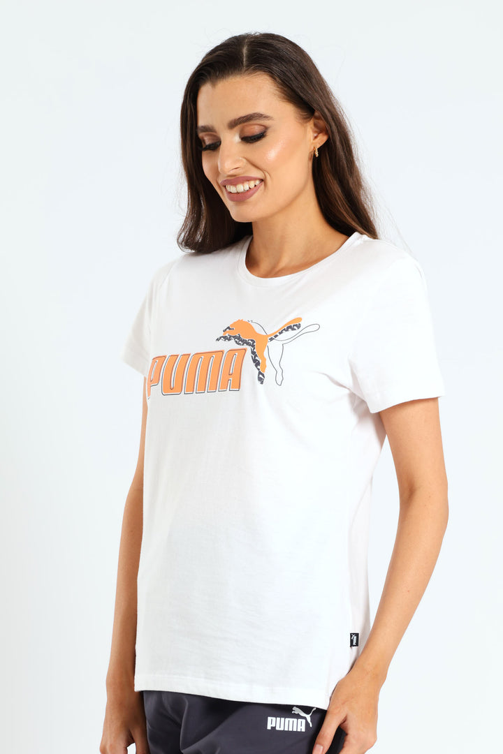 Graphics No. 1 Logo Tee - White