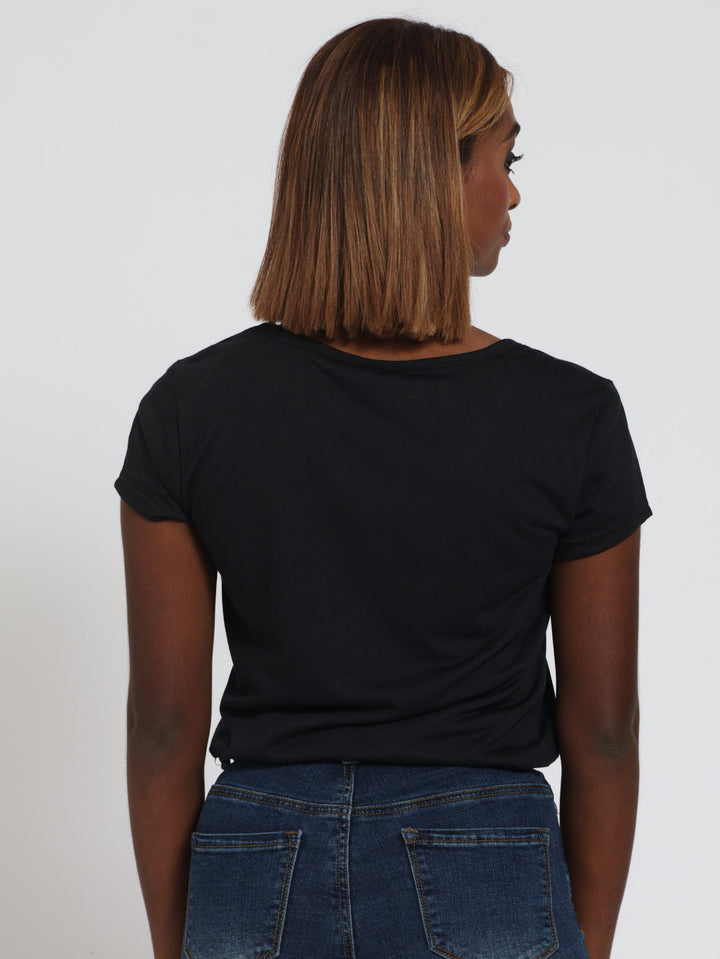 Basic Pocket Tee - Black