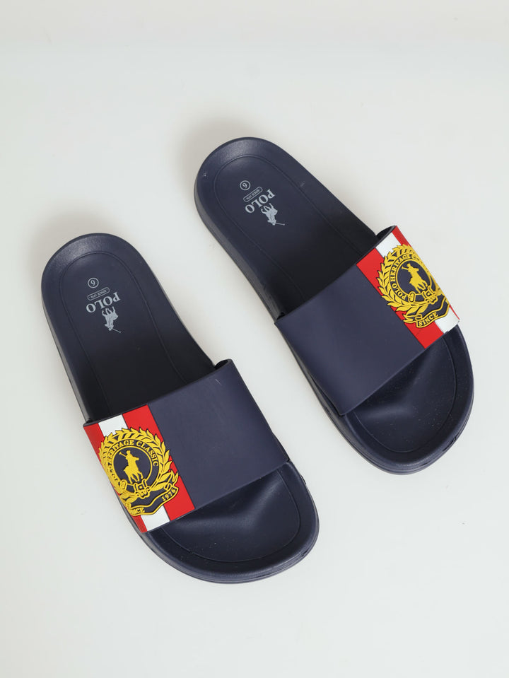 Crest Pool Sandal - Navy