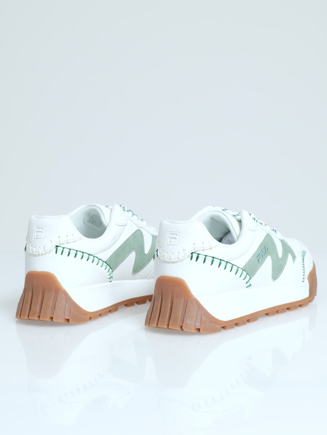 Alessandra Patchwork Sneaker - White/Green