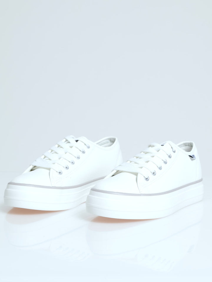 Emerson Platform Sneaker - White