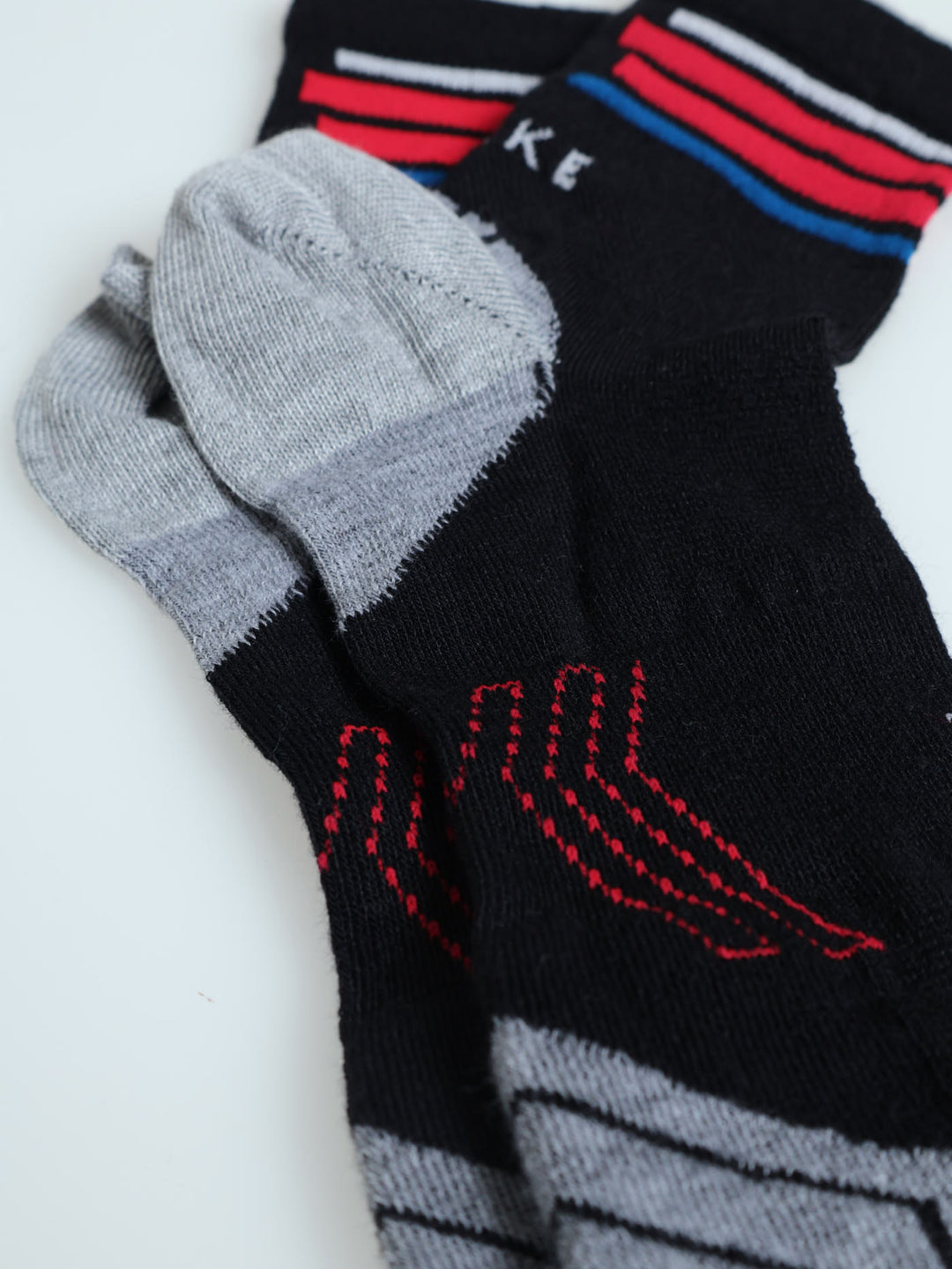 1 Pack Midcalf Bike Socks - Black